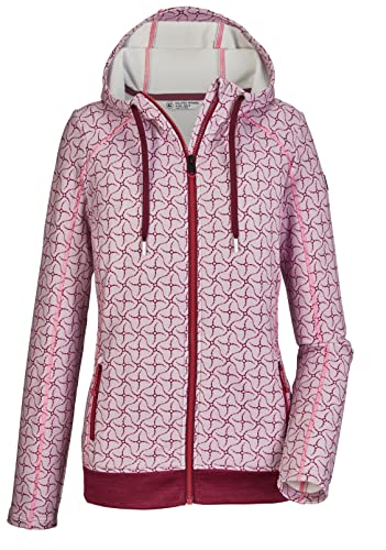 killtec Damen Stretchjacke mit Kapuze/Fleecejacke KOS 70 WMN FLX JCKT, mauve, 38, 39136-000 von Killtec