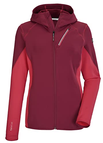 killtec Damen Stretchjacke mit Kapuze/Fleecejacke KOS 8 WMN FLX JCKT, dunkelrose, 50, 39194-000 von Killtec