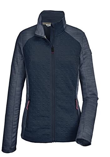 killtec Damen Stretchjacke mit Stehkragen/Fleecejacke KOS 68 WMN FLX JCKT, dunkelblau, 42, 39134-000 von Killtec