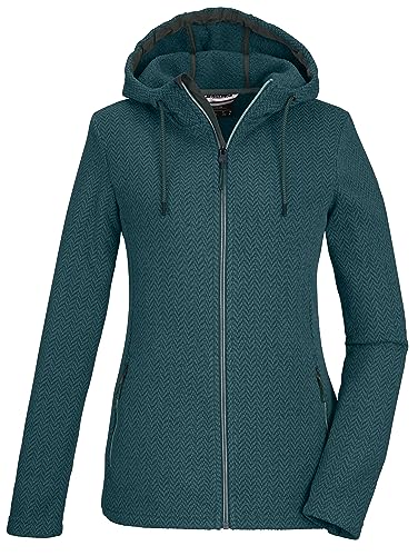 killtec Damen Strickfleecejacke/Jacke mit Kapuze KOW 2 WMN JCKT, dunkel aquaverde, 36, 39677-000 von Killtec