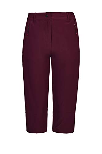 Killtec Damen Terasi Funktionscaprihose, Pflaume, 34 von Killtec