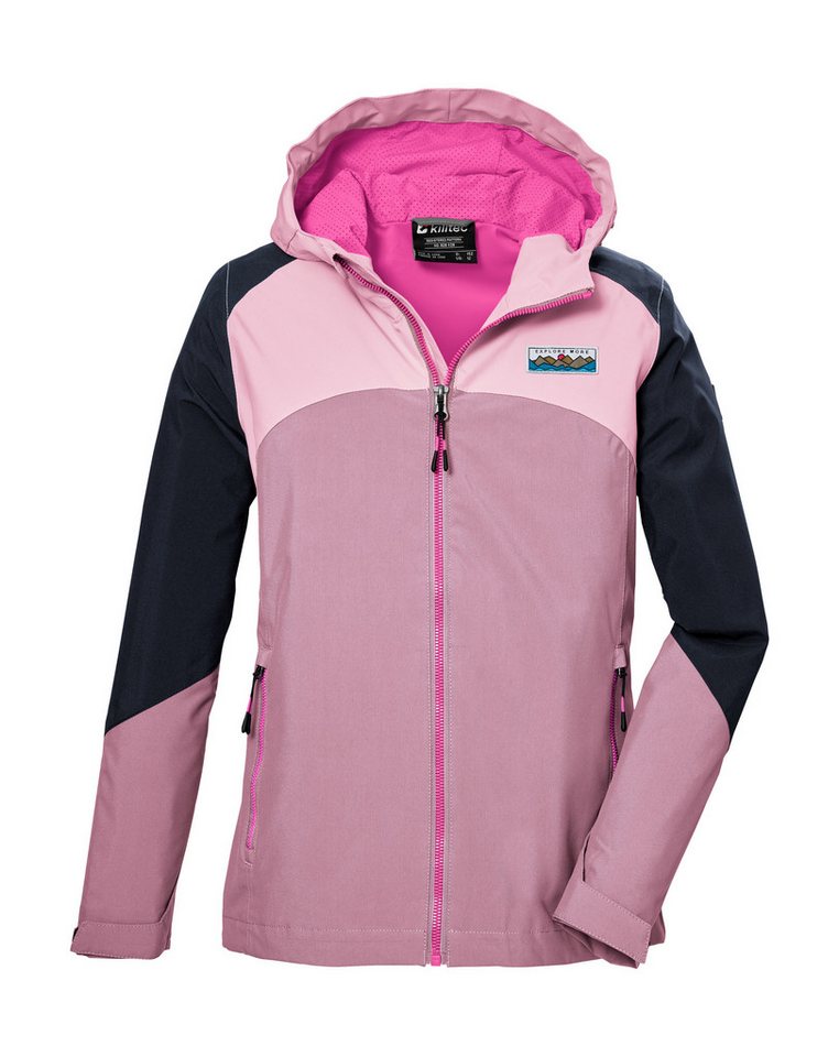 Killtec Funktionsjacke KOS 150 GRLS JCKT Wind- und wasserdichte Kinderjacke mit verstellbarer Kapuze, PFAS-frei Killtec Funktionsjacke KOS 150 GRLS JCKT Wind- und wasserdichte Kinderjacke mit verstellbarer Kapuze, PFAS-frei von Killtec