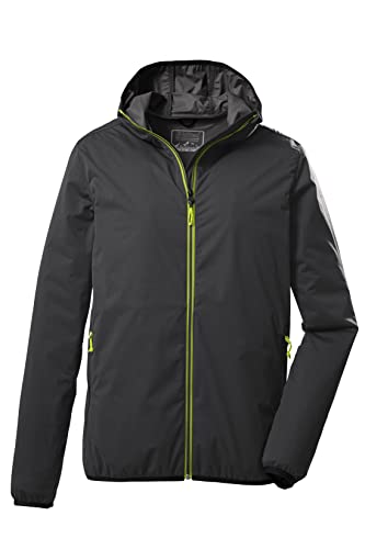 Killtec Herren 2-Lagen Fuktionsjacke/Outdoorjacke mit Kapuze, packbar KOS 60 MN JCKT; dunkelanthra, L, 39174-000 von Killtec