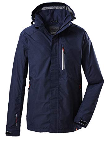 Killtec Herren Carleb Funktionsjacke Mit Abzippbarer Kapuze, dunkelnavy, M von Killtec