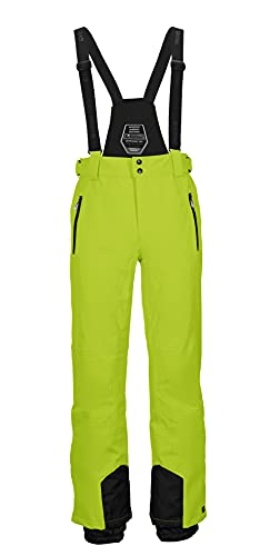 Killtec Herren Funktionshose/Skihose mit abnehmbaren Trägern, Kantenschutz und Schneefang - Enosh, frühlingsgrün, L von Killtec