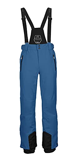 Killtec Herren Funktionshose/Skihose mit abnehmbaren Trägern, Kantenschutz und Schneefang - Enosh, himmelblau, L, 30920-000 von Killtec