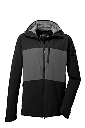 Killtec Herren Funktionsjacke/Outdoorjacke mit Kapuze und Unterarmventilation KOS 31 MN JCKT; schwarz, XXL, 39227-000 von Killtec