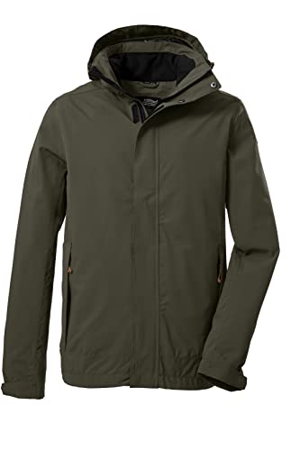 Killtec Herren Funktionsjacke/Outdoorjacke mit abzippbarer Kapuze KOS 87 MN JCKT_XENIOS; dunkeloliv, L, 39147-000 von Killtec