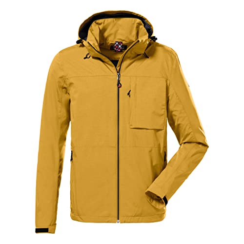 killtec Herren Funktionsjacke/Outdoorjacke mit abzippbarer Kapuze KOS 106 MN JCKT, dunkelgelb, S, 38017-000 von Killtec