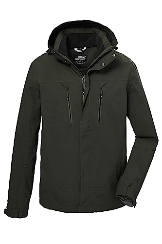 killtec Herren Funktionsjacke mit Kapuze/Outdoorjacke ist wasserdicht KOW 192 MN JCKT, dunkeloliv, S, 41374-000 killtec Herren Funktionsjacke mit Kapuze/Outdoorjacke ist wasserdicht KOW 192 MN JCKT, dunkeloliv, S, 41374-000 von Killtec