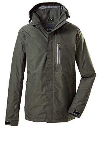 Killtec Herren Funktionsjacke mit abzippbarer Kapuze Carleb, dunkeloliv, M, 34723-000 Killtec Herren Funktionsjacke mit abzippbarer Kapuze Carleb, dunkeloliv, M, 34723-000 von Killtec