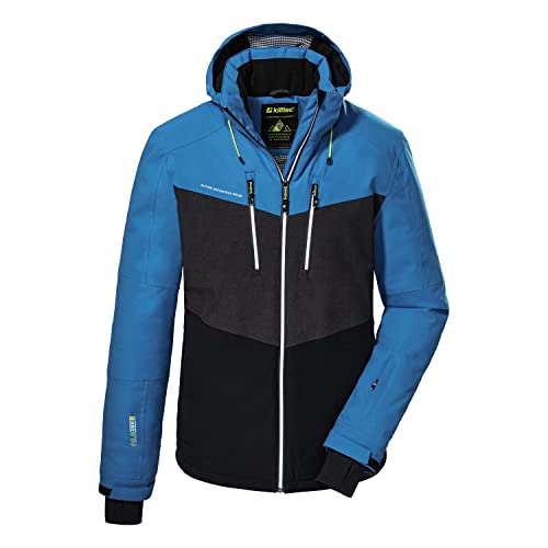 Killtec Herren Ksw 45 Mn Jckt Skijacke Funktionsjacke mit abzippbarer Kapuze und Schneefang, schwarz blau, M EU von Killtec