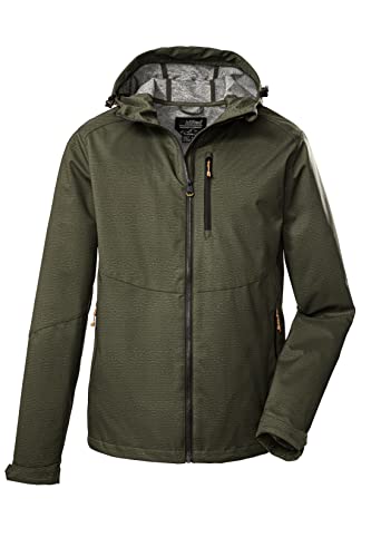 Killtec Herren Softshelljacke/Outdoorjacke mit Kapuze KOS 84 MN SFTSHLL JCKT; dunkeloliv, L, 39142-000 von Killtec