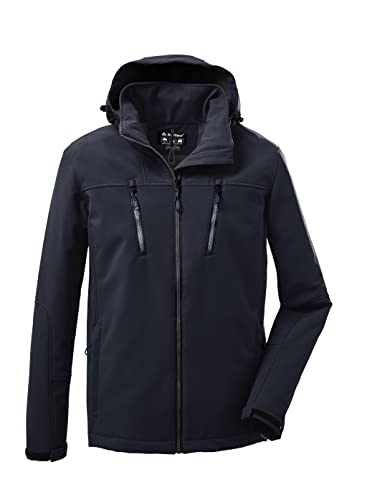 killtec Herren Softshelljacke/Outdoorjacke mit abzippbarer Kapuze KOW 163 MN SFTSHLL JCKT, dunkelnavy, 3XL, 37711-000 von Killtec