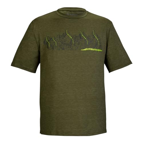 killtec Herren T-Shirt Lilleo MN TSHRT C, dunkeloliv, 3XL, 36666-000 von Killtec