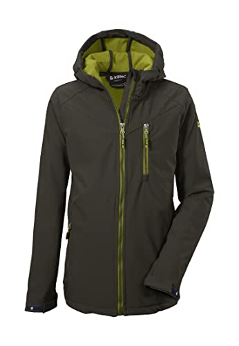 Killtec Jungen Softshelljacke Softshell Jacke mit Kapuze Boys Softshelljacke wasserabweisend 00749-grünanthrazit 176 Killtec Jungen Softshelljacke Softshell Jacke mit Kapuze Boys Softshelljacke wasserabweisend 00749-grünanthrazit 176 von Killtec