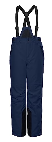 killtec Jungen Funktionshose/Skihose mit abzippbarem Latz, Schneefang und Kantenschutz KSW 79 BYS SKI PNTS, dunkel Ozean, 116, 37310-000 von Killtec