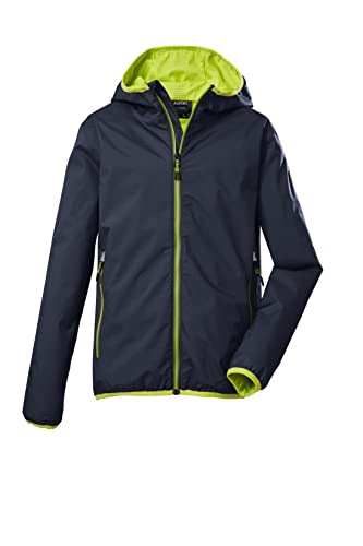 Killtec Jungen Funktionsjacke/Outdoorjacke mit Kapuze, packbar KOS 226 BYS JCKT; dunkelnavy, 116, 39566-000 von Killtec