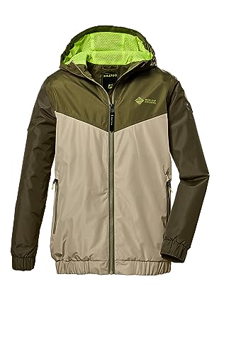 killtec Jungen Funktionsjacke/Outdoorjacke mit Kapuze KOS 288 BYS JCKT, sand, 128, 41474-000 von Killtec