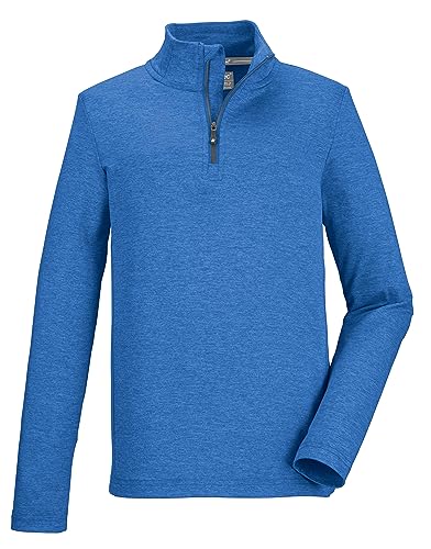 killtec Jungen Funktionsshirt mit Stehkragen und Reißverschluss KSW 185 BYS LS SHRT, Petrol, 128, 40868-000 von Killtec