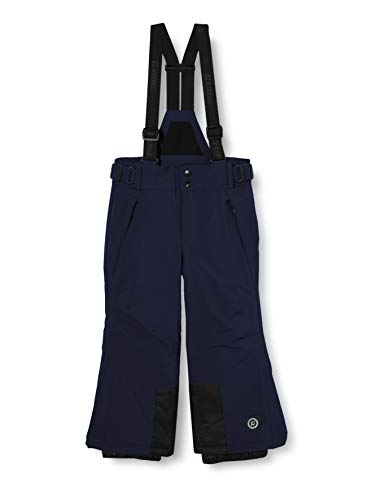 Killtec Jungen Skihose Funktionshose mit abzippbarem Latz, Schneefang und Kantenschutz Gauror Jr wasserdicht, atmungsaktiv 00339-dunkelnavy 128 von Killtec