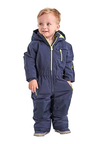 Killtec Jungen Gauror Jr Skioverall Schneehose mit Kapuze, Dunkelnavy, 116 EU von Killtec