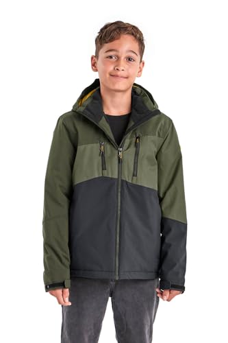 Killtec Jungen Kow 204 Bys Jckt Outdoorjacke Funktionsjacke mit Kapuze, Dunkeloliv, 164 EU Killtec Jungen Kow 204 Bys Jckt Outdoorjacke Funktionsjacke mit Kapuze, Dunkeloliv, 164 EU von Killtec