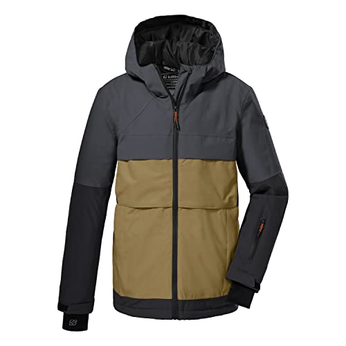 Killtec Jungen Ksw 180 Bys Jckt Skijacke Funktionsjacke mit Kapuze und Schneefang, anthrazit, 140 EU Killtec Jungen Ksw 180 Bys Jckt Skijacke Funktionsjacke mit Kapuze und Schneefang, anthrazit, 140 EU von Killtec