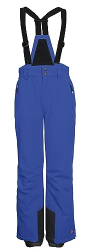 killtec Jungen Skihose/Funktionshose mit Latz, Kantenschutz und Schneefang KSW 148 BYS SKI PNTS, blau, 140, 41184-000 von Killtec