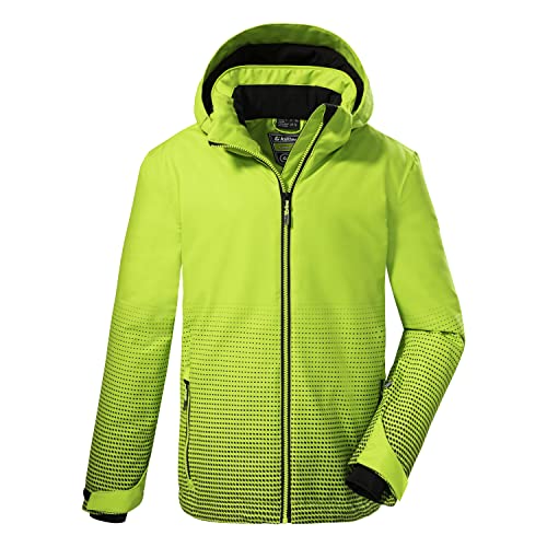 Killtec Jungen Ksw 162 Bys Jckt Skijacke Funktionsjacke mit Kapuze und Schneefang, apfel, 116 EU von Killtec