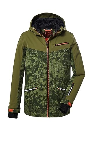 killtec Jungen Skijacke/Funktionsjacke mit Kapuze und Schneefang KSW 124 BYS SKI JCKT, oliv, 128, 39664-000 killtec Jungen Skijacke/Funktionsjacke mit Kapuze und Schneefang KSW 124 BYS SKI JCKT, oliv, 128, 39664-000 von Killtec
