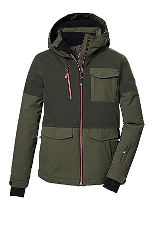 killtec Jungen Skijacke/Funktionsjacke mit Kapuze und Schneefang KSW 149 BYS SKI JCKT, dunkeloliv, 140, 41185-000 killtec Jungen Skijacke/Funktionsjacke mit Kapuze und Schneefang KSW 149 BYS SKI JCKT, dunkeloliv, 140, 41185-000 von Killtec