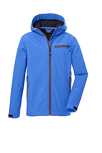 killtec Jungen Softshelljacke mit Kapuze/Outdoorjacke ist wasserabweisend KOW 157 BYS SFTSHLL JCKT, royal, 140, 40913-000 von Killtec