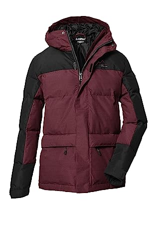 killtec Jungen Steppjacke mit Kapuze/Winterjacke ist wasserabweisend KOW 156 BYS QLTD JCKT, tiefrot, 128, 40912-000 von Killtec