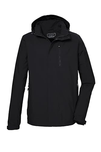 killtec Herren Funktionsjacke/Outdoorjacke wasserdicht mit abnehmbare Kapuze KOS 52 MN JCKT, schwarz, M, 42815-000 killtec Herren Funktionsjacke/Outdoorjacke wasserdicht mit abnehmbare Kapuze KOS 52 MN JCKT, schwarz, M, 42815-000 von Killtec