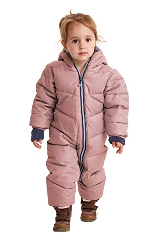 Killtec Kinder Skioverall Karter Mini - Schneeanzug mit Kapuze - 10.000 mm Wassersäule - Skianzug für Mädchen und Jungen, rose, 110/116, 34238-000 von Killtec