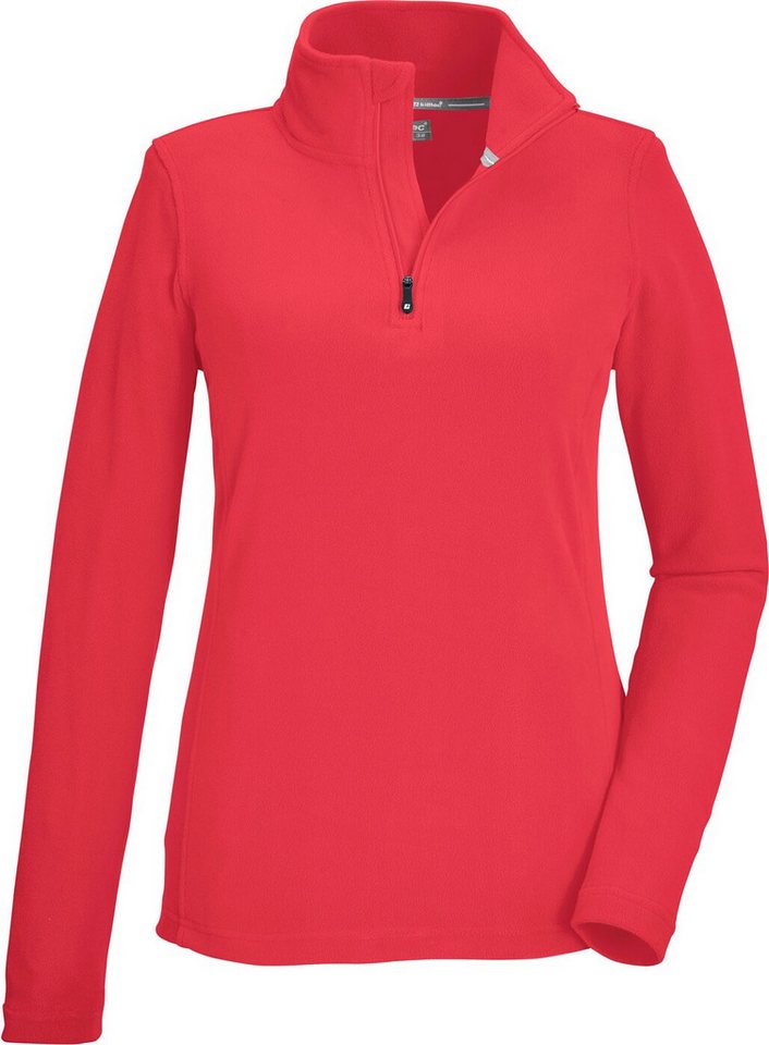 Killtec Langarmshirt KSW 101 WMN FLC SHRT modern red von Killtec