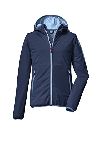 Killtec Mädchen 2-Lagen-Funktionsjacke/Outdoorjacke mit Kapuze, packbar KOS 229 GRLS JCKT; dunkelblau, 140, 39647-000 von Killtec