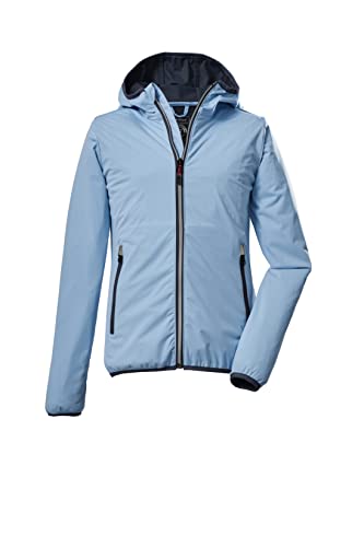 Killtec Mädchen 2-Lagen-Funktionsjacke/Outdoorjacke mit Kapuze, packbar KOS 229 GRLS JCKT; eisblau, 140, 39647-000 von Killtec