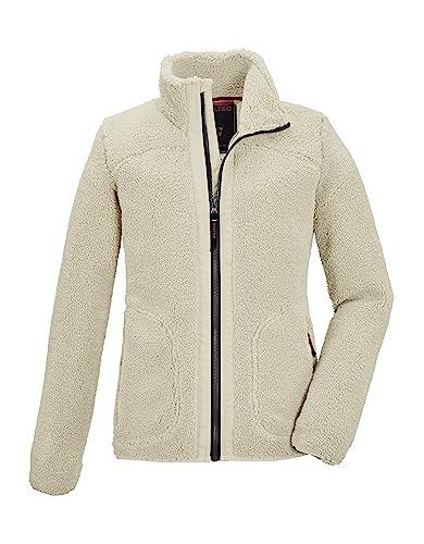 killtec Mädchen Fleecejacke/Übergangsjacke KOW 137 GRLS FLC JCKT, gebrochenes weiss, 152, 39879-000 von Killtec