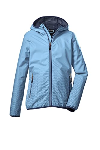 Killtec Mädchen Funktionsjacke/Outdoorjacke mit Kapuze, packbar KOS 211 GRLS JCKT; eisblau, 116, 39108-000 von Killtec