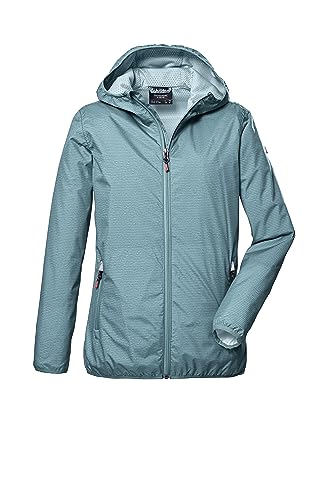 killtec Mädchen Funktionsjacke/Outdoorjacke mit Kapuze KOS 333 GRLS JCKT, aquaverde, 128, 41589-000 von Killtec