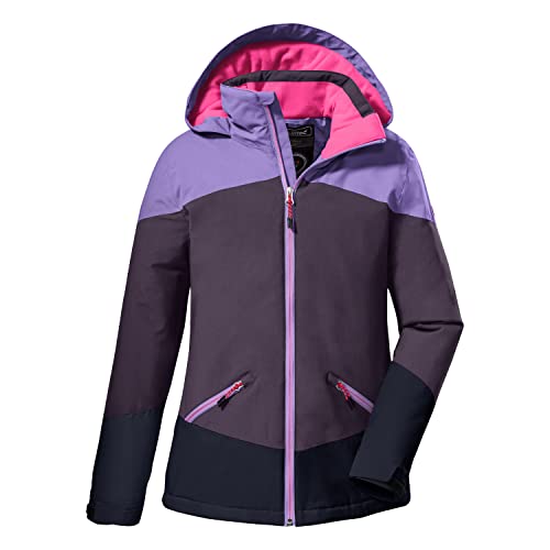 killtec Mädchen Outdoorjacke/Funktionsjacke mit Kapuze KOW 195 GRLS JCKT, pflaume, 128, 38510-000 von Killtec