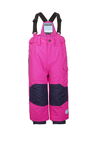 Killtec Mädchen Panny Mini Skihose Mit Trägern Und Schneefang, Grow Up Funktion-Kindermode Die Mitwächst, neon pink, 86/92 von Killtec