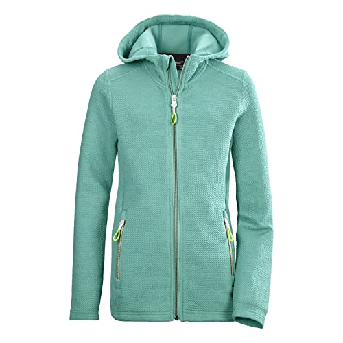 killtec Mädchen Powerstretchjacke/Übergangsjacke mit Kapuze KOS 52 GRLS FLX JCKT, aqua, 176, 37830-000 von Killtec