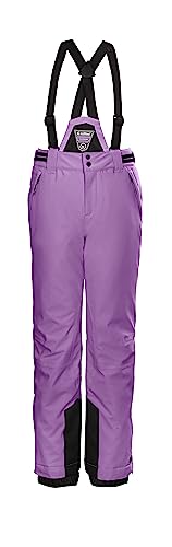 killtec Mädchen Skihose/Funktionshose mit abzippbarem Latz, Schneefang und Kantenschutz KSW 77 GRLS SKI PNTS, hellorchidee, 140, 37258-000 von Killtec