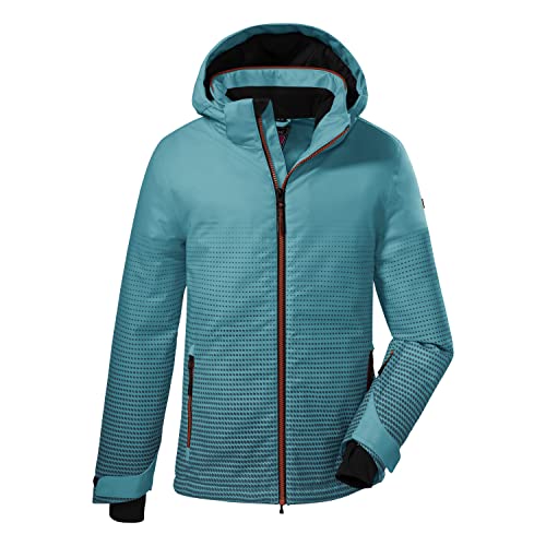 Killtec Mädchen Ksw 158 Grls Jckt Skijacke Funktionsjacke mit Kapuze und Schneefang, Türkis, 116 EU Killtec Mädchen Ksw 158 Grls Jckt Skijacke Funktionsjacke mit Kapuze und Schneefang, Türkis, 116 EU von Killtec