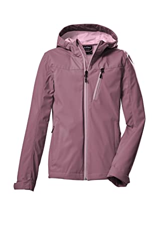 Killtec Mädchen Softshelljacke/Outdoorjacke mit Kapuze KOS 235 GRLS SFTSHLL JCKT; rosenholz, 152, 40890-000 von Killtec