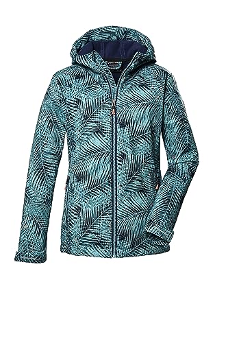 killtec Mädchen Softshelljacke/Outdoorjacke mit Kapuze KOS 346 GRLS SFTSHLL JCKT, aquaverde, 128, 41888-000 von Killtec