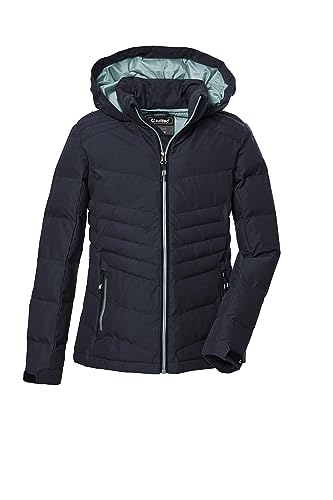 killtec Mädchen Steppjacke mit Kapuze KOW 166 GRLS QLTD JCKT, schwarz blau, 152, 40923-000 von Killtec